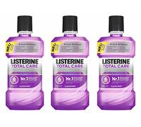 LISTERINE Total Care | Antibacterial mouthwash with 6-fold Effect | for More Comprehensive Oral Hygiene | 3-Pack (3 x 500 ml)