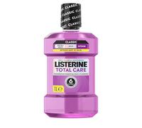 Listerine Total Care Intense Taste Classic Antibacterial Mouthwash (1000ml), Fresh Mint Blast Flavour With 6-in-1 Benefits, Helps Reduce Plaque and Freshens Breath