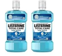 Listerine Total Care Stay White Mouthwash 500ml (Pack of 2)