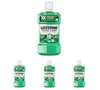 Listerine Total Care Teeth and Gum Mouthwash (250ml), 10-in-1 Benefit for Total Oral Care, Mouthwash to Maintain a Clean and Healthy Mouth (Pack of 4)