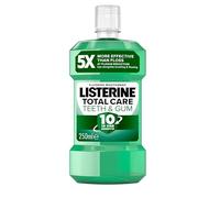 Listerine Total Care Teeth and Gum Mouthwash (250ml), 10-in-1 Benefit for Total Oral Care, Mouthwash to Maintain a Clean and Healthy Mouth