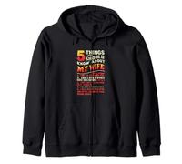 Listing 5 Things You Should Know About My Wife Husband Zip Hoodie
