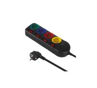 Listwa zasilająca Maclean, przedłużacz 4 gniazda + USB A / C, z włącznikami, 250