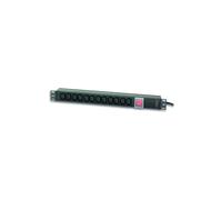 Listwa zasilająca RACK 1U 12x GNIAZDO C13 Wtyk C20 DO UPS I-CASE STRIP-12C