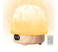 lisutupode 16 Colors Moon Lamp Marine Wave Projection Camping Lamp Marine Wave Projection And Remote Control LED Night Lights With Speaker Bedroom Use