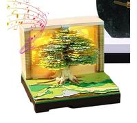 lisutupode 2026 3D Calendar | Artistic Paper Sculpture Almanac | Sculpted Paper Organizer for Bedroom Office School Reception and Dressing Room