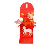 lisutupode 2026 Chinese New Year Red Envelopes | Portable Cash Pouch - Cash Envelopes For Spring Party Wedding Christmas Birthday Meeting