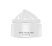 Lisutupode 30ml Color Hair Cream, Temporary Hair Color Wax, Color Hair Cream Temporary Dye, Hair Wax Color Dye Styling Cream Mud, Instant Hairstyle Cream Dye, White, Black, Brown, Red, Gray