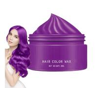 Lisutupode 30ml Color Hair Cream, Temporary Hair Color Wax, Color Hair Cream Temporary Dye, Hair Wax Color Dye Styling Cream Mud, Instant Hairstyle Cream Dye, White, Black, Brown, Red, Gray