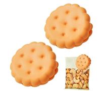 lisutupode Bag Clips | 2-Pieces Kitchen Potato Chip Bag Clips - Reusable Snack Package Sealing Clamp for Dormitory Apartment Farmhouse Hotel Kitchen Restaurant Home