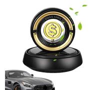 lisutupode Car Solar Aromatherapy Aromatherapy Car Aromatherapy Diffuser,Heavy Duty Rotating Coin Design Oil Diffuser | Car Accessories Odor Eliminator for