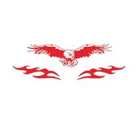lisutupode Car Sticker - Eagle Pattern Decorative Sticker UV Resistant Eagles Decal Waterproof | for Bonnet Car Truck DIY and Model Making