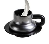 lisutupode Ceramic Coffee Cups | Ceramic Tea Cup | Ergonomic Handle Elegant Reusable Tableware, for Use in Kitchen Home Restaurant Cafe Picnic