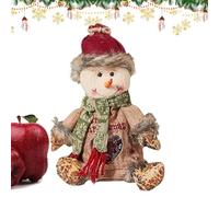lisutupode Christmas Gift Bags - 3D Santa, Snowman & Reindeer Pattern Bag | Reusable Zipper Bag for Storing Sweets, Food and Party Favors
