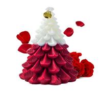 lisutupode Christmas Tree Shape Candle | Decoration with Long Lasting Burning Time, Aromatic Candles - for the Atmosphere of Halloween, Birthday, Holiday, Wedding, Autumn and