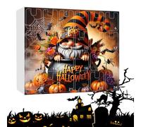 lisutupode Countdown Calendar For Halloween,24 Days Advent Decoration - Acrylic Two-Dimensional Decoration For Indoor Tree Haunted House Fireplace Backpack
