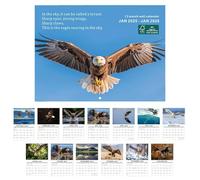 lisutupode Eagle Calendar 2025,Eagle Wall Calendar 2025,Eagle Calendar Monthly Wall Calendar from January 2025 to January 2026 - Bright Daily Scheduler Flipping Wall Calendar