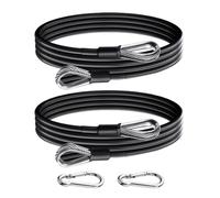 lisutupode Fitness Extension Cable | 2 Pieces of Ergonomic and Sturdy Yoga Accessories, Replacement Gym Cables | for Home Strength Training, Leg, Back, Exercises,