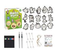 lisutupode Foam Texture Drawing Set, Crafts Paint Art, Foam Texture Drawing Art Kit, for Kids Adults Creative Projects Activity Home Decor School Party Play