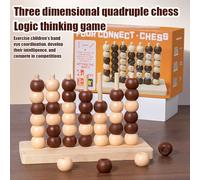 lisutupode Four in a Row Chess - Table Games Chess Toys,Table Games Toys Educational Classic Strategy Board for 3 Years +