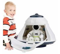lisutupode Generic Space Rocket Toy, Space Shuttle Toy, Space Station Astronaut Toy, Spaceship Toy with Lights, Sounds and Battery, Space Astronaut Toys