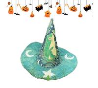lisutupode Halloween Witch Hat | Handmade Padded Fabric Hat for Cosplay | Hat Costume for Women and Girls Trick or Treat Parties | Carnivals & Holiday Theatre Events