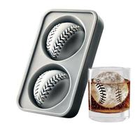 lisutupode Ice Ball Mold,Baseball Silicone Freezer Tray Item - Sphere Molds,For Whiskey Cocktails Tea Home Outdoor Camping Picnic Party Family Gatherings