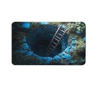 lisutupode Illusion Effect Rug - Non-Slip Trap Effect Doormat, 3D Illusion Tapestry, for Use in Kitchen, Bathroom, Entrance, Porch, Indoor and Halloween Decoration