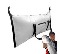 lisutupode Insulated Fish Cooler Bag,Tuna Catching Sack - Heavy-Duty Waterproof Thermal Fishing Cooler Bag for Caught Fish Keep Ice Cold