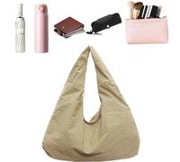 lisutupode Large Purses for Women,Ladies Clutch Purse | Women's Handbags Textured Handle Shoulder Bags - Fashion Shoulder Bag Laptop Mobile Phone Tote Bag, khaki, Consulte la descripción
