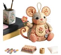 lisutupode Mouse Kit, DIY Decoration Kit Cute Mouse | Creative Hobby Project Animal Handmade Gift Idea for Beginners Adults Women Enthusiasts Creative Hobbies Family, , Se référer au descriptif