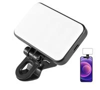 lisutupode Phone Light - Portable Beauty & Makeup Lamp with Rechargeable Clip | Fill Light for Travel - for Travel Home Studio Streaming Selfie Video Recording Vlogging