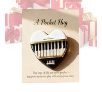 lisutupode Pocket Musical Cuddle, Handmade Motivational Souvenir - Portable Encouragement Cards, for Teenagers, Adults, Collectors, Birthday, Christmas, Guitarist, Violinist, Pianist, Drummer