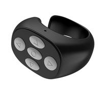 lisutupode Scroll Ring Remote Control,Wireless Remote Control for Video Recording with Camera | Portable Ring for Watching Short Videos Take Photos and Social Networks