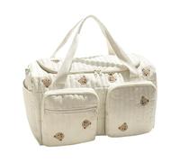 lisutupode Travel Diaper Bag | Cartoon Bear Diaper Compartment Tote Bag | Large Capacity Diaper Bag,For Daily Use At Home Work Commuting Shopping