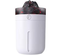 lisutupode Volcanic Flame Humidifier, Colorful Silent Diffuser 330ml Capacity, Portable Cool Mist Humidifier, for Living Room Yoga Studios Work Area Home Car Family