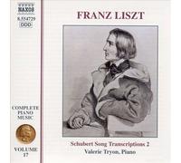 LISZT: COMPLETE PIANO MUSIC, VOL. 17, SCHUBERT SONG TRANSCRIPTIONS 2 NEW CD