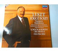 LISZT Ferenc (Ungheria) - Totentanz, S126; Malédiction, S121; Fantasia on Hungarian themes, S123--VINYL-DEC 4140791-DECCA - Inghilterra-LISZT Ferenc (Ungheria)-BOLET Jorge (pianoforte); FISCHER Ivan (dir); London Symphony Orchestra