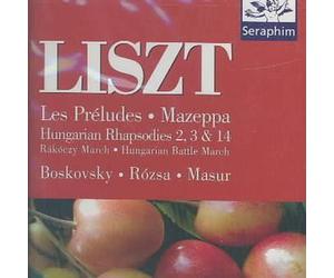 Liszt:les Preludes - Rozsa/masur/boskovsk Compact Disc
