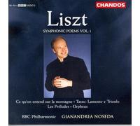 LISZT/NOSEDA/BBC PHILHARMONIC: SYMPHONIC POEMS 1 - CD