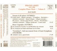 LISZT: SONATA IN B MINOR; DEUX L‚GENDES; GRETCHEN NEW CD