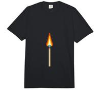 Lit Burning Match with Flame and Smoke Graphic Comfort Colors Adult Heavyweight T-Shirt