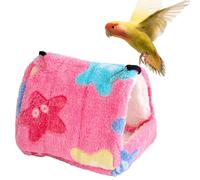 Lit d'oiseau chaud pour cage, hamac nid d'oiseau - Grotte de cachette de couchage pour perroquet en peluche pour cage | Hangar comfortable pour hamac pour oiseaux, grotte pour petits animaux pour hams