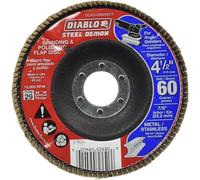 Lit Freud DCX045060N01F 60 Grit Steel Demon Flap Angle Grinder Disc, Grinding Disc Without Hub, 4-12''