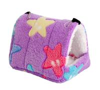 Lit hamac pour oiseaux, cabane douillette pour nid d'oiseau | Grotte de cachette de couchage pour perroquet en peluche pour cage | Hangar comfortable pour hamac pour oiseaux, grotte pour petits animau