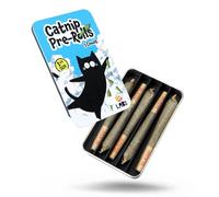 LIT LABS Catnip Joints for Cats Organic Pre Rolled Catnip Cones 5 Pack Reusable Tin