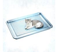 Lit Rafraîchissant Pour Chat | Couchette En Acier Inoxydable Respirante Petit Chien Avec 6 Packs De Glace | Petit Lit Pour Chien | En L'Été Caisse Cage Intérieur Et