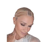 LIT UNICORNS Velvet Grip Wig Band | Silicone and Lace | Adjustable for Lace Front Wigs (Beige)