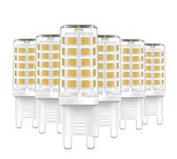 Lit Up G9 LED Bulbs 4W Warm White 2700 Kelvin 240V, Equivalent To 40W Halogen, 420LM, Non-Dimmable, Energy Saving G9 LED Bulb For Enhancing Home, Office, And Decorative Lighting, Available In A 6Pack.