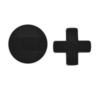 LiTaiJingNice Game Controller, Lovely Round Keycap Direction Button Key Gaming Accessories (Black)